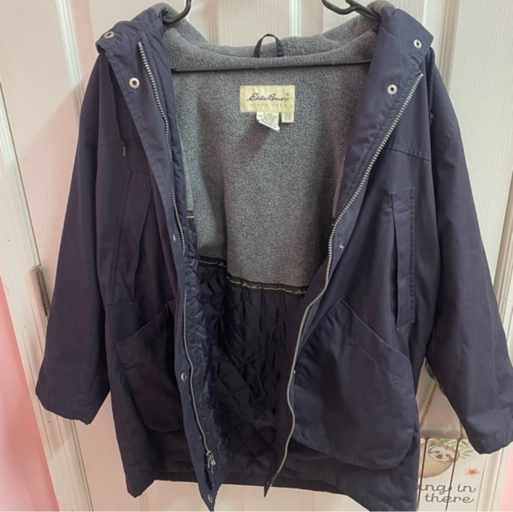 Eddie Bauer Navy Blue Women's Jacket Small Petite